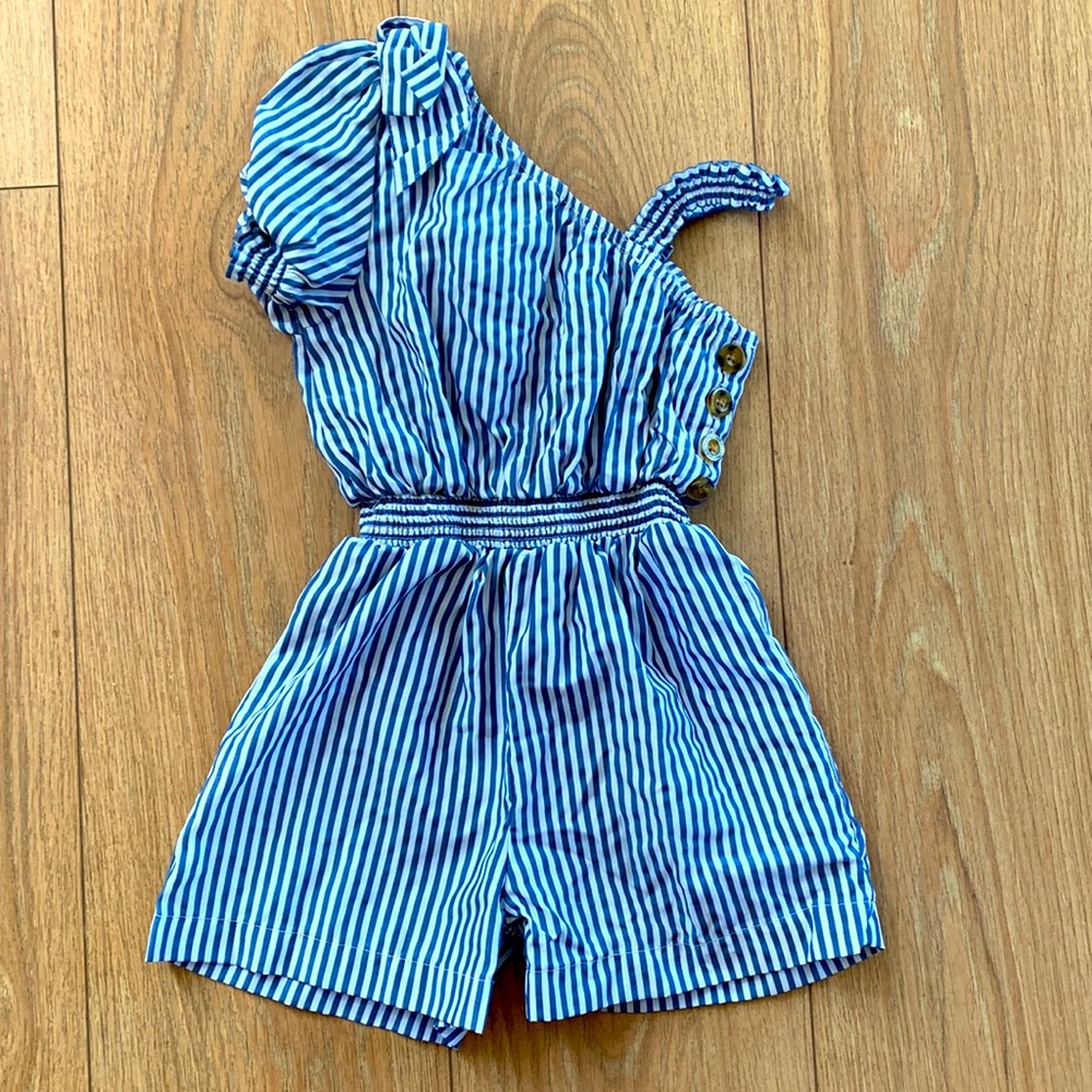 Habitual blue/white striped romper